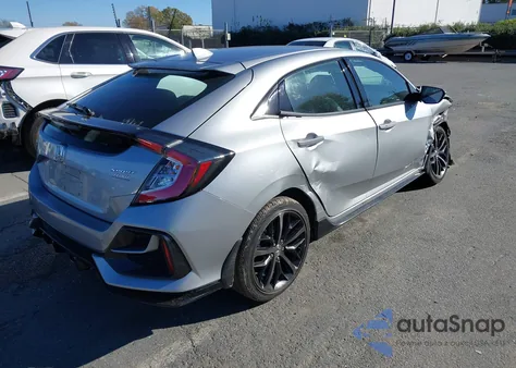 2020 Honda Civic Sport из США, поврежденный, VIN SHHFK7H47LU417608